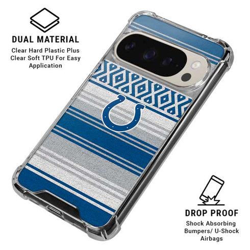 NFL Indianapolis Colts Trailblazer Pixel 9/9 Pro Clear Case